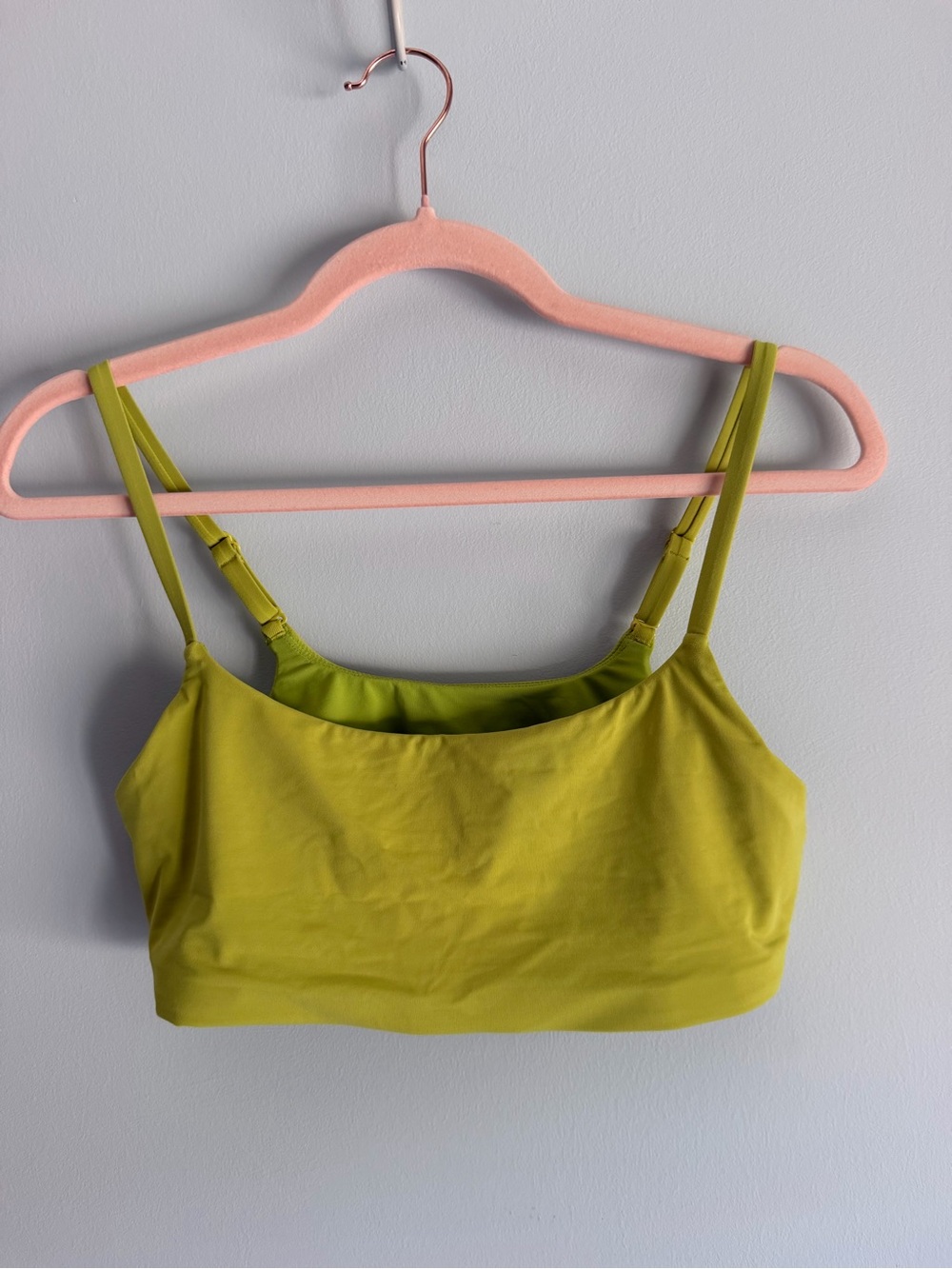 CRZ YOGA Lime Green Seamless Sports Bralette